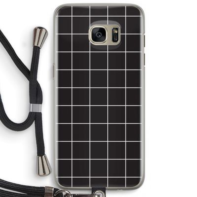 Rooster 2: Samsung Galaxy S7 Edge Transparant Hoesje met koord
