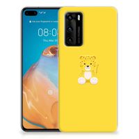 Huawei P40 Telefoonhoesje met Naam Baby Leopard