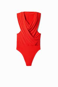 Nathy Peluso body met hoodie - RED - L