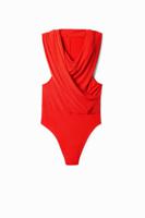 Nathy Peluso body met hoodie - RED - XXL - thumbnail