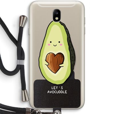 Avocuddle: Samsung Galaxy J7 (2017) Transparant Hoesje met koord