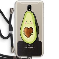 Avocuddle: Samsung Galaxy J7 (2017) Transparant Hoesje met koord