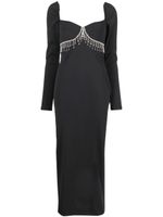 ANOUKI robe à détails de strass - Noir
