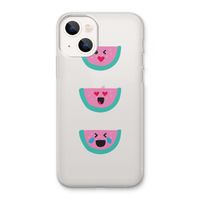 Smiley watermeloen: iPhone 13 Transparant Hoesje Smiley watermeloen: iPhone 13 Transparant Hoesje