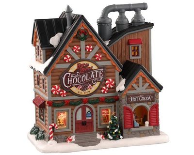 For the love of chocolate shop, b/o led - Lemax