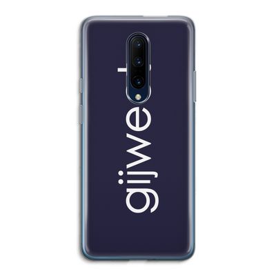 Gijweet: OnePlus 7 Pro Transparant Hoesje