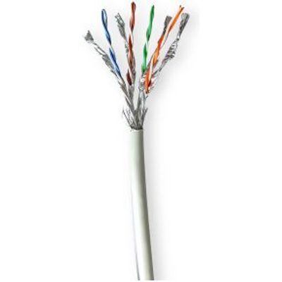 Netwerk Kabel Rol | CAT7 | Solid | S/FTP | Koper | 305.0 m | Binnenshuis | Rond | LSZH | Grijs | Doo