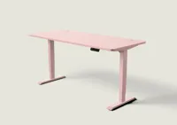Desktronic HomePro bureau Zachtroze / Zachtroze / 180x80 cm