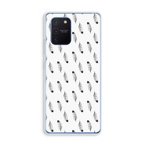 Pluimen: Samsung Galaxy Note 10 Lite Transparant Hoesje
