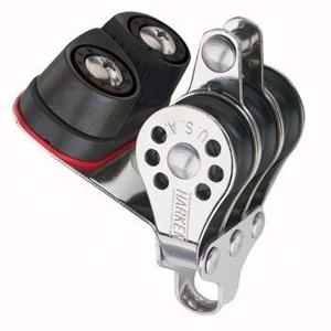 Harken 22mm Micro 3-schijfsblok Met Hondsvot En Klem Default