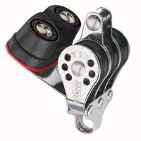 Harken 22mm Micro 3-schijfsblok Met Hondsvot En Klem Default