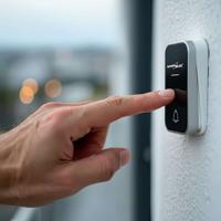 GreenBlue - Deurbel - kinetische / batterijloze / draadloze - 38 melodieën - bereik tot 200m, IP44, GB157 B - Zwart