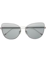 Thom Browne Eyewear lunettes de soleil à monture papillon - Noir - thumbnail