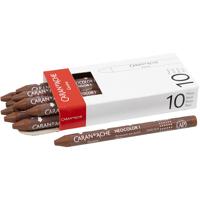 Caran Dache Caran d'ache neocolor i, l: 10 cm, dikte 8,5 mm, brown (059), 10 stuk/ 1 doos