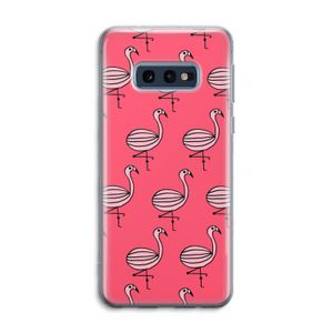 Flamingo: Samsung Galaxy S10e Transparant Hoesje