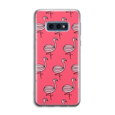 Flamingo: Samsung Galaxy S10e Transparant Hoesje