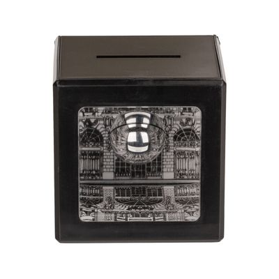 Spaarpot Magic/Goochel truc - kunststof - 7 cm - Geld wordt onzichtbaar - Kind/volwassenen