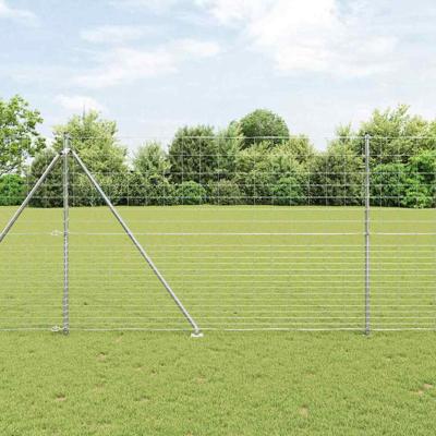 Weidehekwerk Zilver 25 x 1.6 m Gegalvaniseerd staal