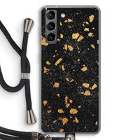 Terrazzo N°7: Samsung Galaxy S21 Transparant Hoesje met koord