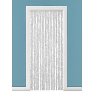 Vliegengordijn - grijs/wit - 90 x 220 cm - kattenstaart - deurgordijn - deur hor