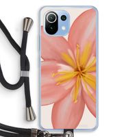 Pink Ellila Flower: Xiaomi Mi 11 Lite Transparant Hoesje met koord