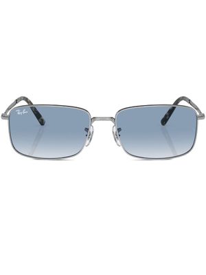 Ray-Ban lunettes de soleil à monture carrée - Argent