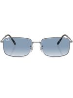 Ray-Ban lunettes de soleil à monture carrée - Argent