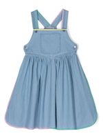 Stella McCartney Kids robe à bords contrastants - Bleu - thumbnail