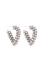 ISABEL MARANT boucles d'oreilles à ornements en cristal - Argent - thumbnail