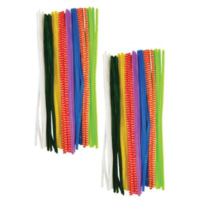 Chenille draad - 60x - gekleurd - 30 cm - hobby/knutsel materialen Chenille draad - 60x - gekleurd - 30 cm - hobby/knutsel materialen