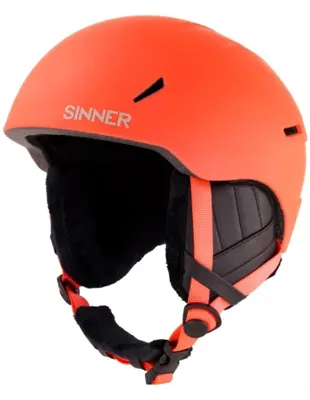 Sinner Crest Ski / Snowboard Helm (neon Oranje) S (50-54 Cm) Neon Oranje