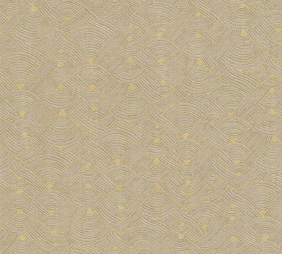 AS Creation Nara - Beige - Patroon Behang - 387422