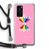 Het Leven Is Mooi: Huawei P40 Transparant Hoesje met koord
