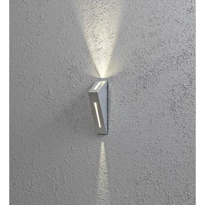 Konstsmide 7912-310 LED-buitenlamp (wand) LED vast ingebouwd 6 W Zilver-grijs