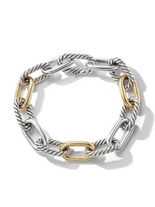 David Yurman bracelet DY Madison en or 18ct et argent sterling (11 mm)