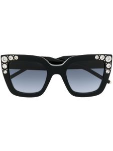 Carolina Herrera lunettes de soleil à monture oversize - Noir