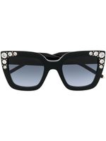 Carolina Herrera lunettes de soleil à monture oversize - Noir