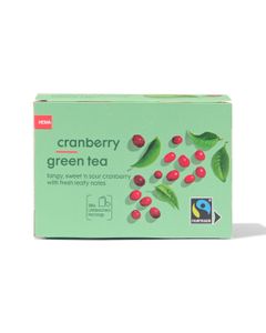HEMA Groene Thee Cranberry - 20 Stuks
