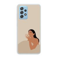 Fresh coffee: Samsung Galaxy A73 Transparant Hoesje