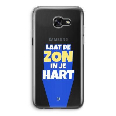 Laat de zon in je hart: Samsung Galaxy A5 (2017) Transparant Hoesje
