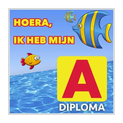 Zwemdiploma A Tegeltje