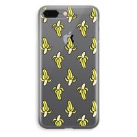 Bananas: iPhone 8 Plus Transparant Hoesje