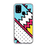 Pop Art #2: Samsung Galaxy M31 Transparant Hoesje