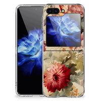 TPU Case voor Samsung Galaxy Z Flip 5 Bloemen - thumbnail