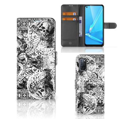 Telefoonhoesje met Naam OPPO A72 | OPPO A52 Skulls Angel
