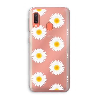 Margrietjes: Samsung Galaxy A20e Transparant Hoesje