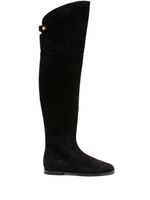 Maison Skorpios bottes Tania en daim - Noir - thumbnail