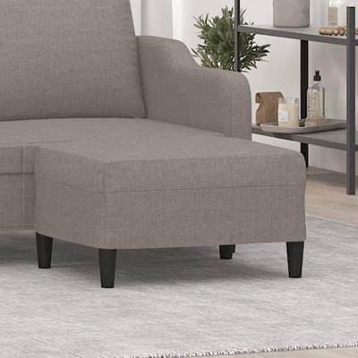Voetenbank 70x55x41 cm stof taupe