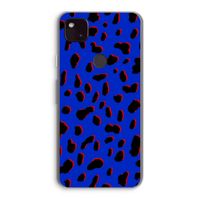 Blue Leopard: Google Pixel 4a 5G Transparant Hoesje
