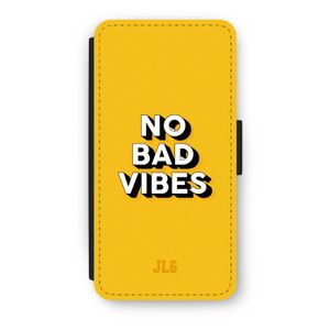 No Bad Vibes: iPhone 8 Plus Flip Hoesje